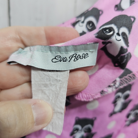 Vintage Eva Rose Raccoon Print Dress Retro Fit & Flare Pinup Rockabilly Size 4X. - Picture 6 of 10